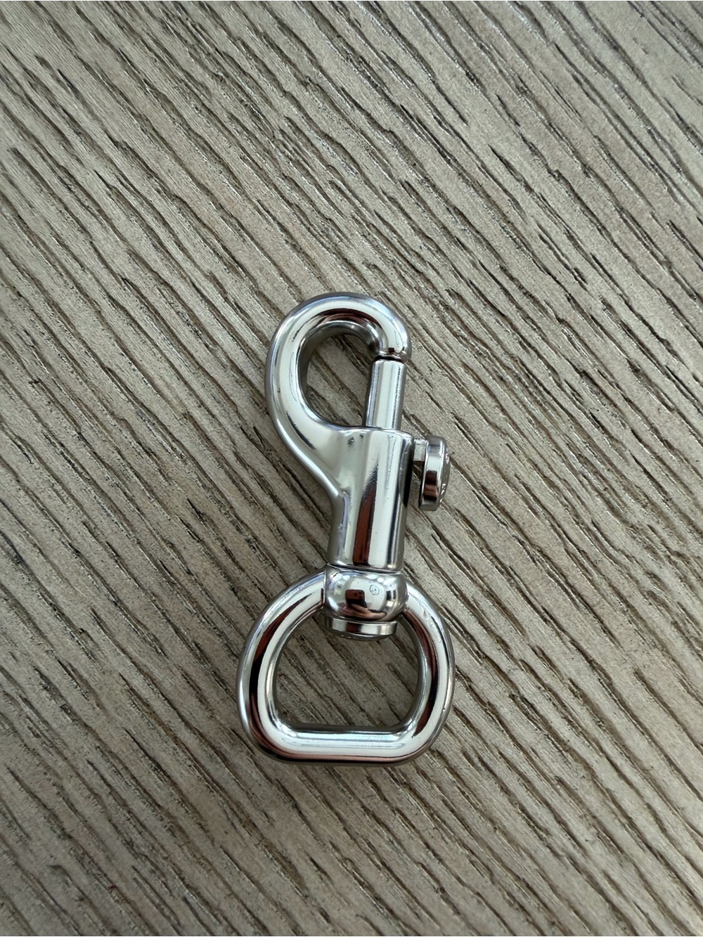 Coach Silver Swivel Snap Hook